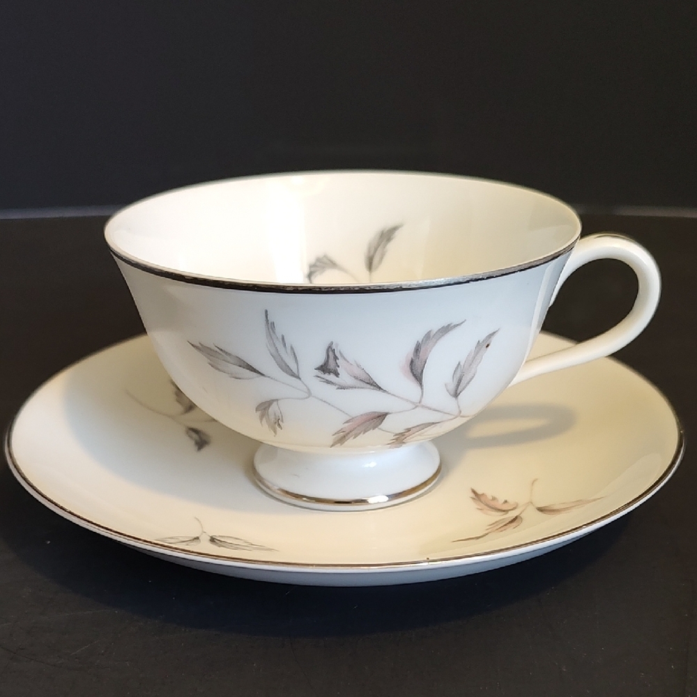 Furstenberg China - Illusion Pattern Teacup and Saucer Set